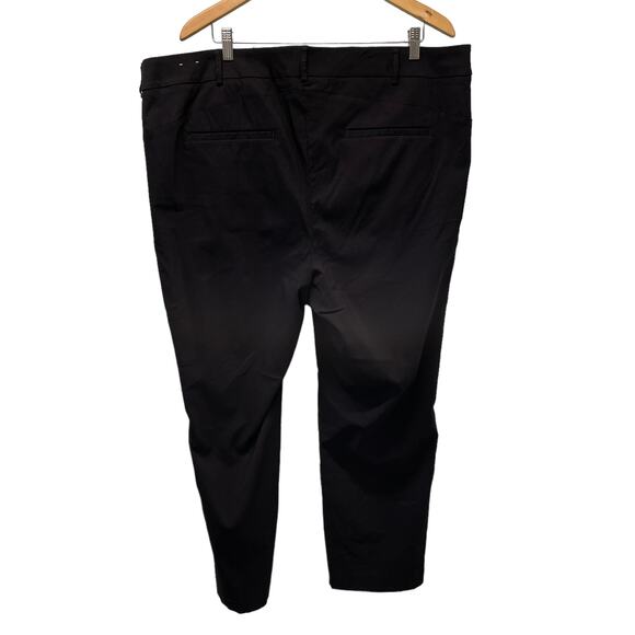 Lane Bryant Black Career Work Pants Zip Pockets Size 24 - Picture 3 of 6